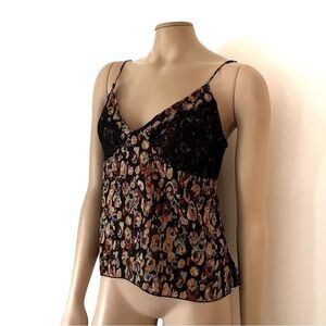 NWOT Free People Intimately Floral and lace cami